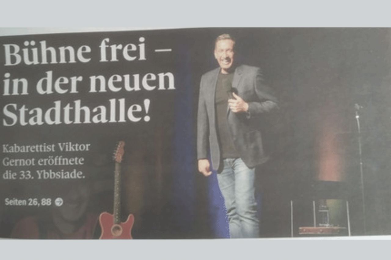 You are currently viewing Pressebeitrag „Bühne frei – in der neuen Stadthalle!“