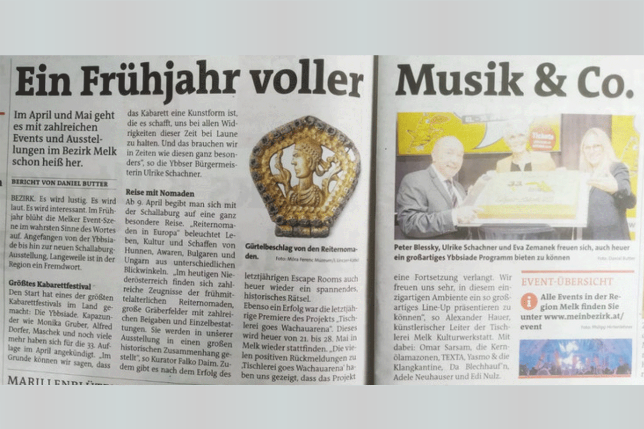 You are currently viewing Pressebeitrag „Ein Frühling voller Musik & Co.“