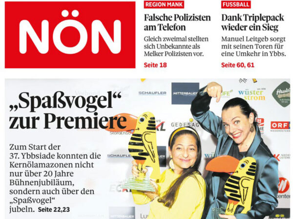 Mehr über den Artikel erfahren Pressebeitrag „Spaßvogel zur Premiere“