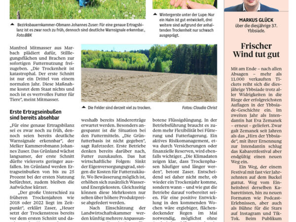 Mehr über den Artikel erfahren Pressebeitrag „NÖN Ybbsiade Kommentar 06.05.2026“