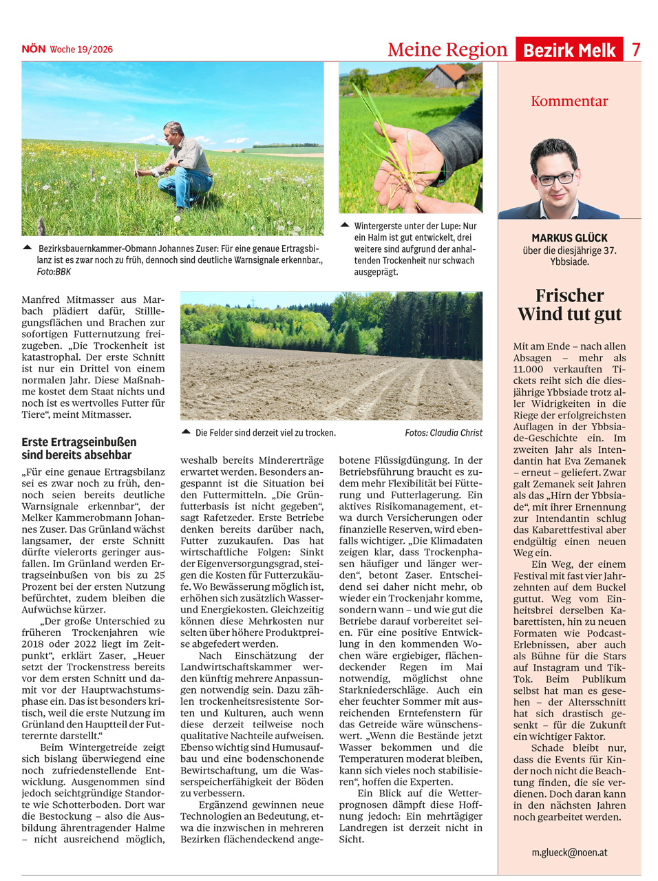 Du betrachtest gerade Pressebeitrag „NÖN Ybbsiade Kommentar 06.05.2026“
